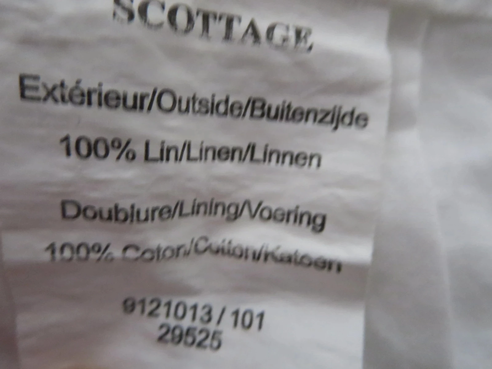 Pantalon Scottage 100 % lin – T. 38 – Doublure 100 % coton – photo 5